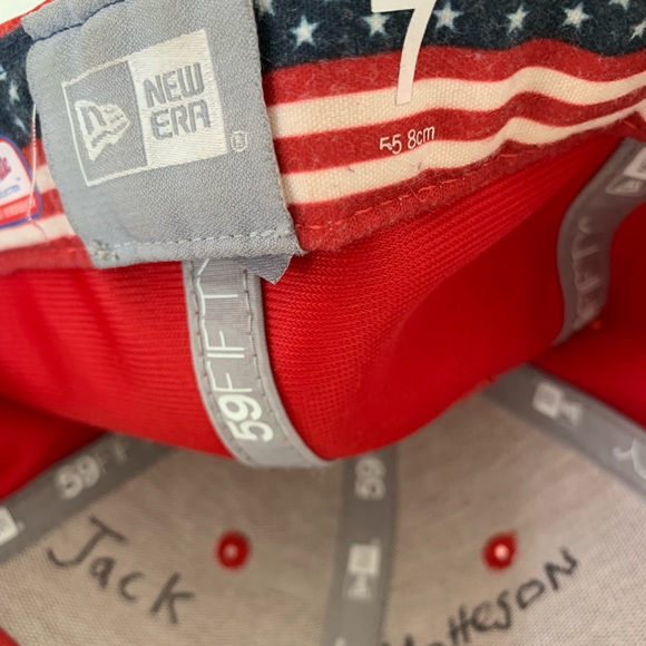 NEW ERA 59FIFTY “America” Boston Red Sox hat, size 7 55.8cm - Picture 6 of 12
